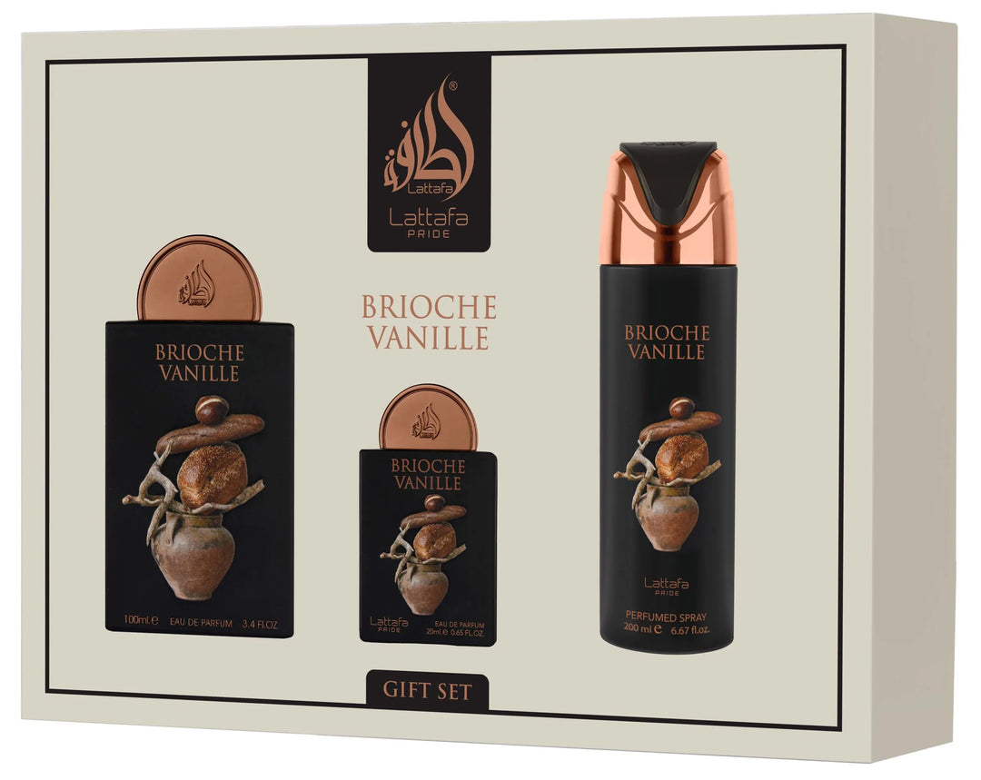 Brioche Vanille 3pc Gift Set by Lattafa