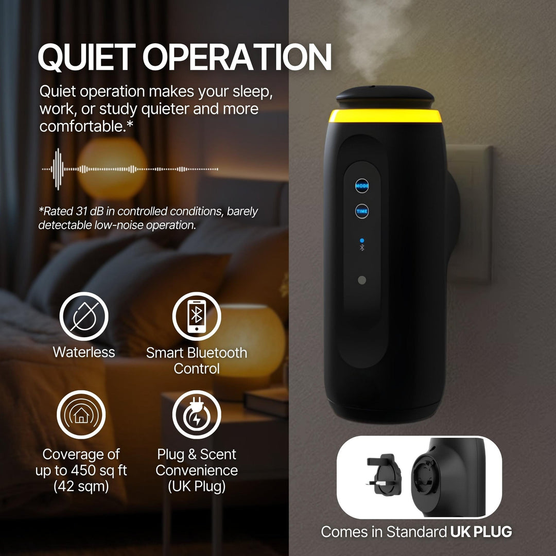 Smart Scent Bluetooth Waterless Plug-In Fragrance Oil Diffuser