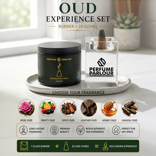 Oud Experience Set (Burner + 20 Cones)