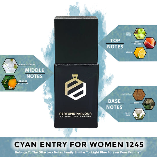 Cyan Eternity For Women 1245 - Perfume Parlour