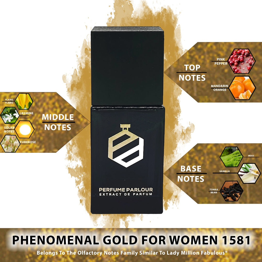 Phenomenal Gold For Women 1581 - Perfume Parlour