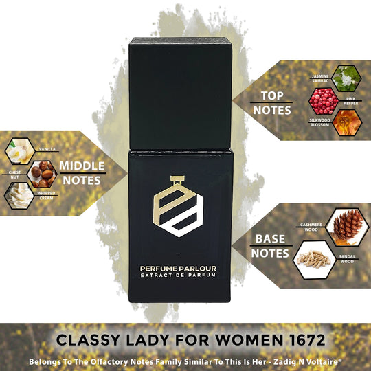 Classy Lady For Women 1672 - Perfume Parlour