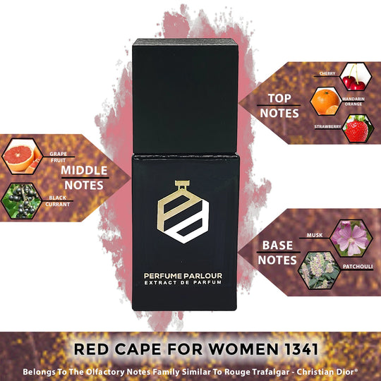Red Cape For Women 1341 - Perfume Parlour